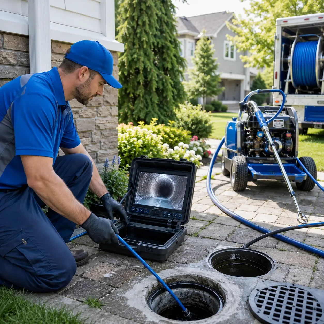 Outdoor drain cleaning professionals serving Thompsonville, MI
