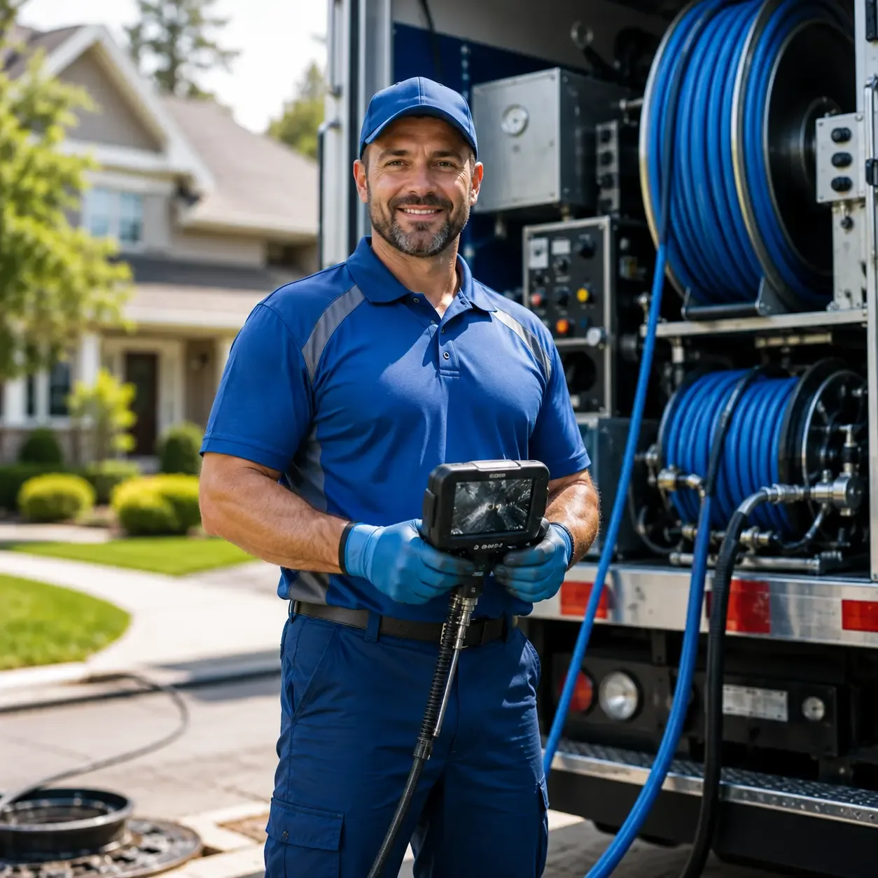 Local outdoor drain cleaning specialists in Thompsonville, MI